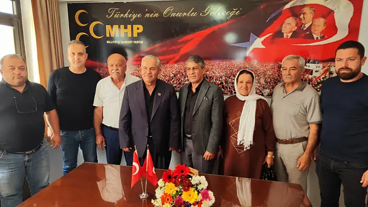 Aday Adayı Çaylı'dan MHP İlçe Başkanlığı'na Ziyaret