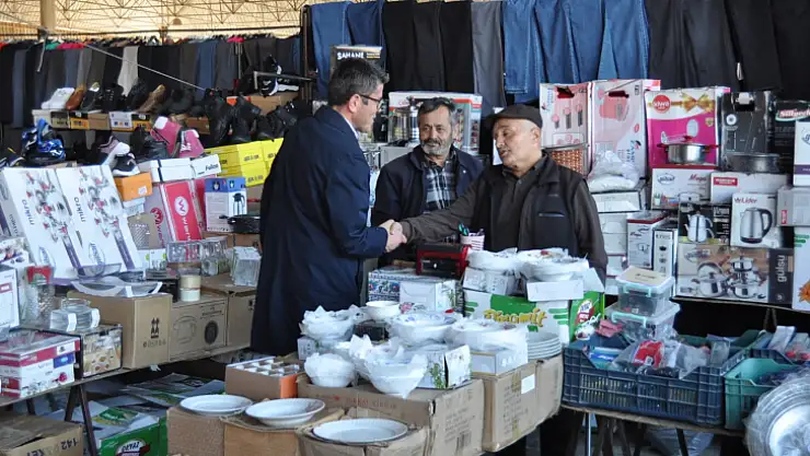 Aday Adayı Kökten'den, Çamköy Kapalı Pazaryeri'ne Ziyaret