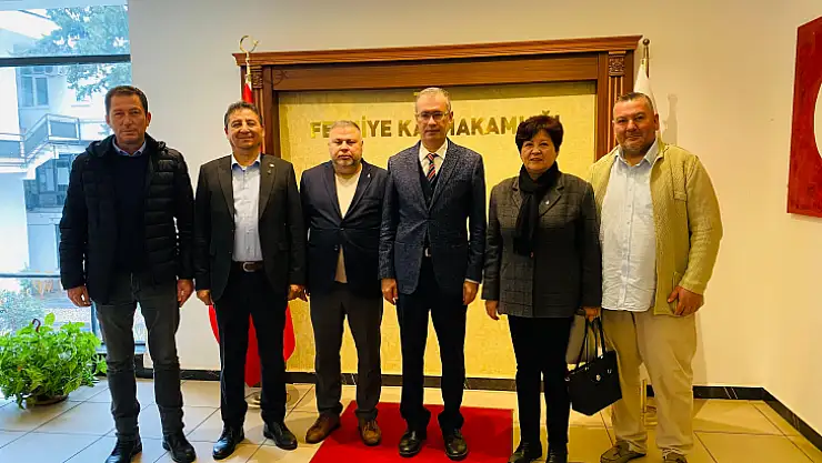 Aday Kulaç, Kaymakam Ertaş'ı Ziyaret Etti