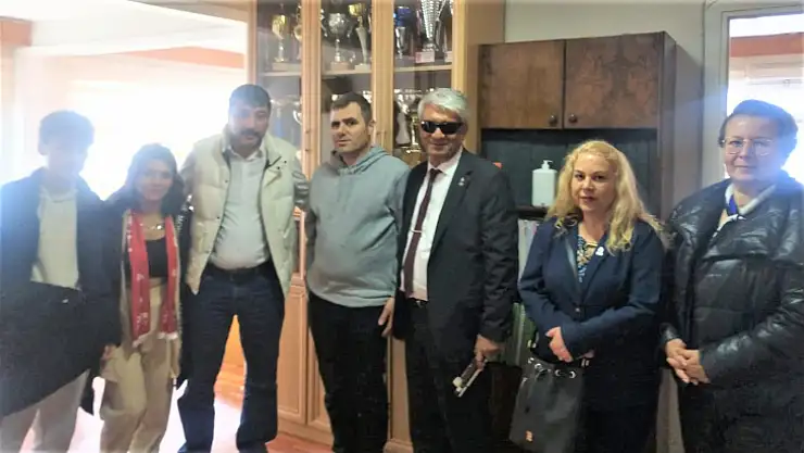 Aday Özdemir, Türkiye Görme Engelliler Genel Merkezi'ni Ziyaret Etti