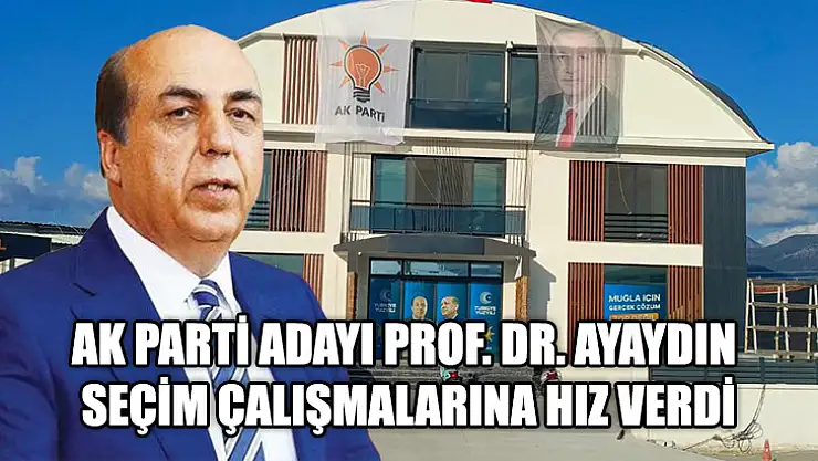 Ak Parti Adayı Prof. Dr. Ayaydın Seçim Çalışmalarına Hız Verdi