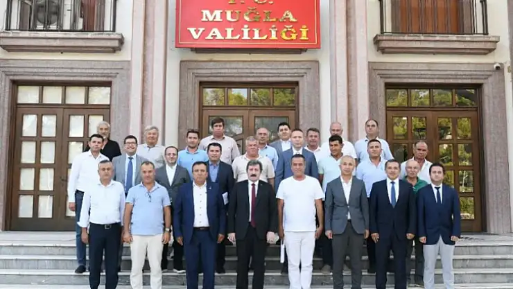 Akbelen Bölgesi Muhtarları Muğla Valiliğini Ziyaret Ettiler