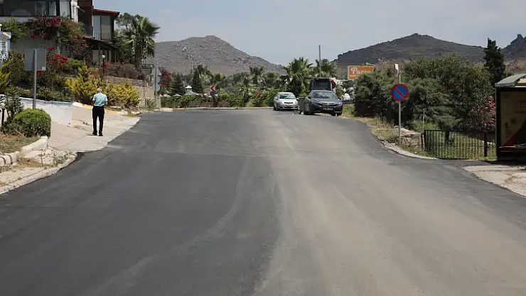 Akyarlar'a Sıcak Asfalt Yapıldı