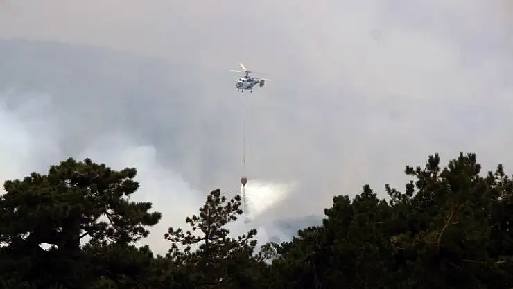 Alevler TRT vericilerine 500 metre yaklaştı