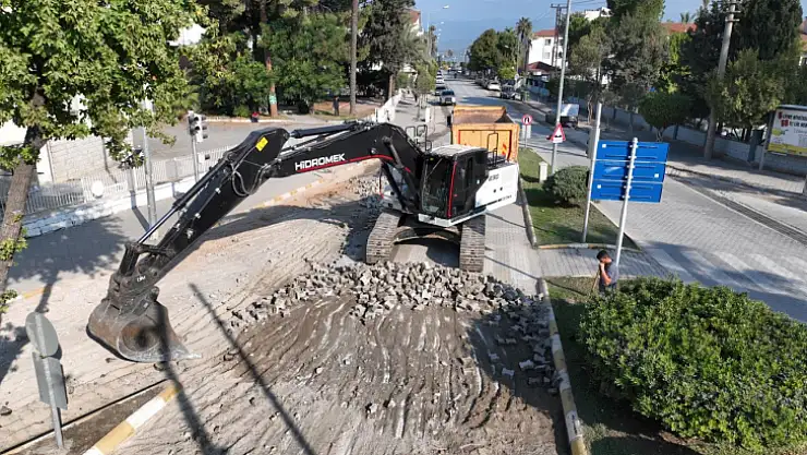 ALİ GAFFAR OKKAN CADDESİ'NDE ÇALIŞMALAR BAŞLADI