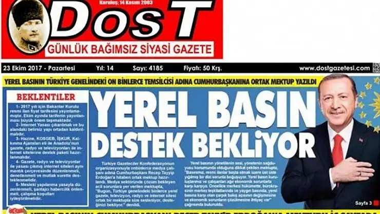 ANADOLU BASINI TEK SES OLDU