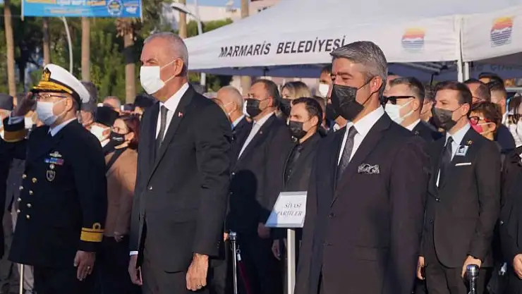Atatürk, Marmaris'te anıldı