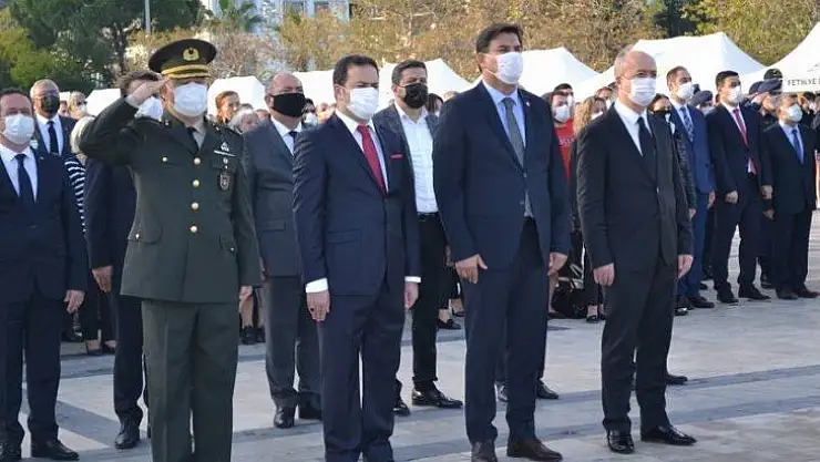Fethiye Atatürk'ü saygı ve özlemle andı