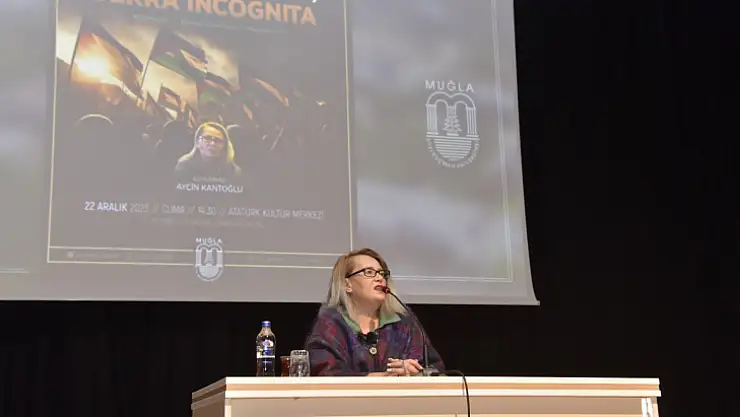 Ayçin Kantoğlu MSKÜ'de 'Gazze Bilinmez Toprak' Konferansı Verdi