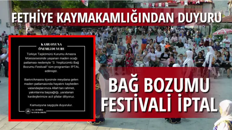 BAĞ BOZUMU FESTİVALİ'NİN ÜÇÜNCÜSÜ DÜZENLENİYOR