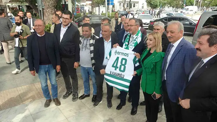 BAKAN KASAPOĞLU MUĞLA VALİLİĞİ'Nİ ZİYARET ETTİ