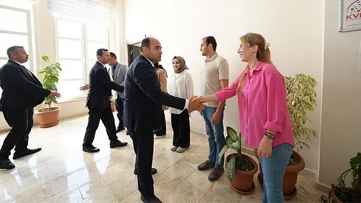 Başkan Akdenizli, Personeliyle Bayramlaştı