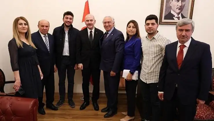 Başkan Ceylan, İçişleri Bakanı Süleyman Soylu ile görüştü