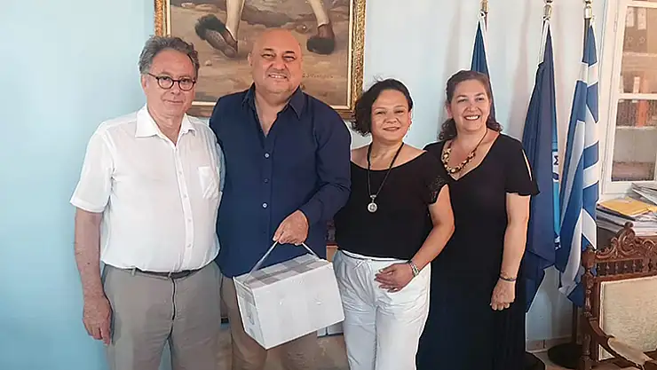 Başkan Günay Yunanistan'ın Nisyros Adasında Sempozyuma Katıldı