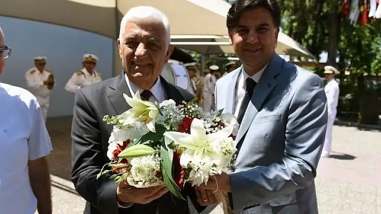 Başkan Gürün, Fethiye Belediye Başkanı Karaca'yı ziyaret etti.