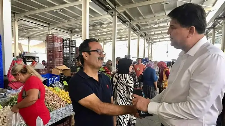 Başkan Karaca'dan Cumartesi pazarı ziyareti