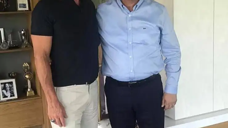 BAŞKAN KARACA, SPOR SALONU İÇİN SARAN İLE GÖRÜŞTÜ