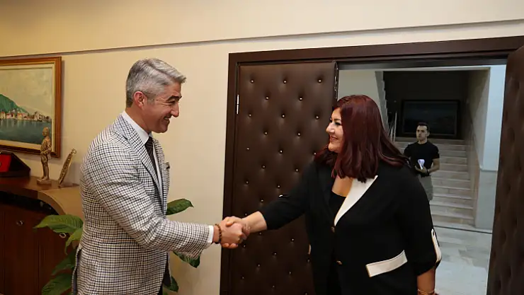 Başkan Oktay, İlçe Emniyet Müdürü Öztürk'ü Ağırladı