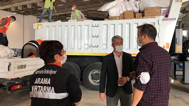 BAŞKAN OKTAY, İZMİRLİ DEPREMZEDELERİ ZİYARET ETTİ