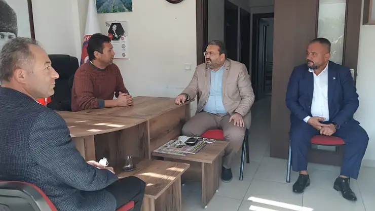 Başkan Sodra ve Kansız'dan, Başkan Canözü'ne ziyaret