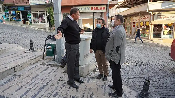 Başkan Tokat esnafları ziyaret etti