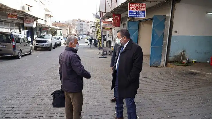 Başkan Tokat sanayi esnafını ziyaret etti