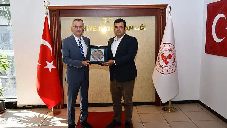 Başkan Uysal'dan Kaymakam Ertaş'a Ziyaret