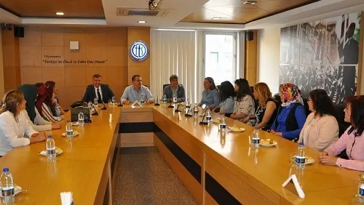 MECLİS ÜYESİ EŞLERİNDEN FTSO'YA ZİYARET 