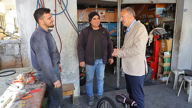 Behçet Saatcı'ya Esnaftan Yoğun İlgi