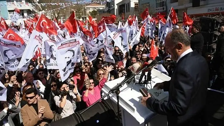 Behçet Saatcı'nın seçim koordinasyon merkezi açılışı mitinge dönüştü.