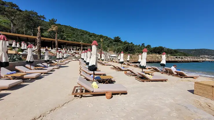 Belediye ekiplerinden kaçak yapı ve beyaz kum denetimi