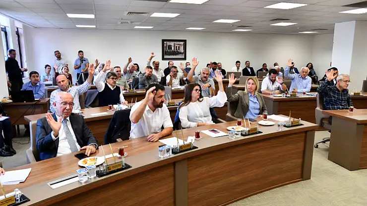 BELEDİYE MECLİSİNDE KARARLAR OY BİRLİĞİ İLE ALINDI