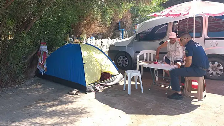 Belediyeden Karavan Ve Çadırlara Yönelik Denetim
