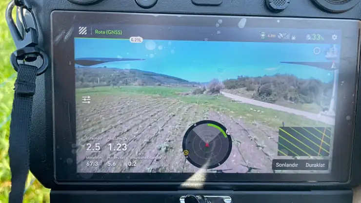 BELEDİYENİN ZİRAİ DRONE ÇİFTÇİLERİN HİZMETİNDE