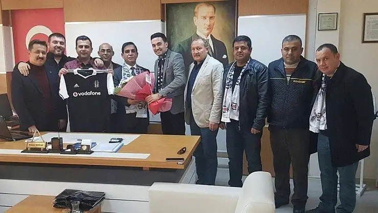 Beşiktaşlılardan Yeni Emniyet Müdürüne Ziyaret