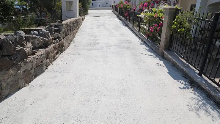 Bir Yılda 140 Bin Ton Asfalt Serimi