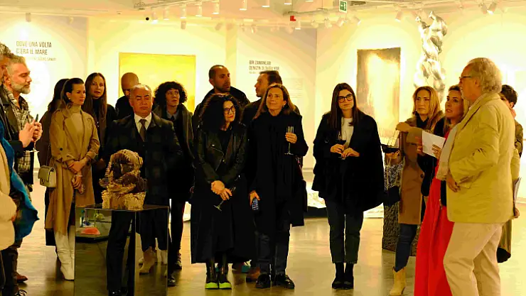 'Bir Zamanlar Denizin Olduğu Yer' Sergisi Sanatseverlerle Buluştu