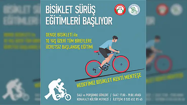 Bisiklet Sürüş Eğitimleri Başlıyor