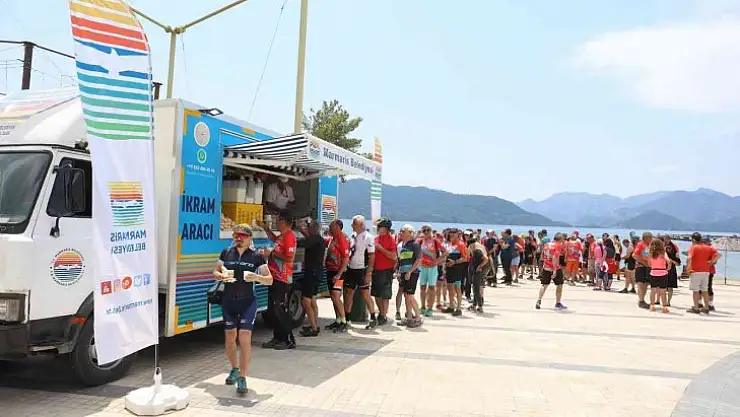 Bisikletseverler Burunucun'da ağırlandı