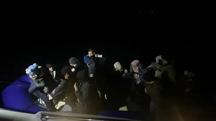 Bodrum'da 35 Düzensiz Göçmen Kurtarıldı