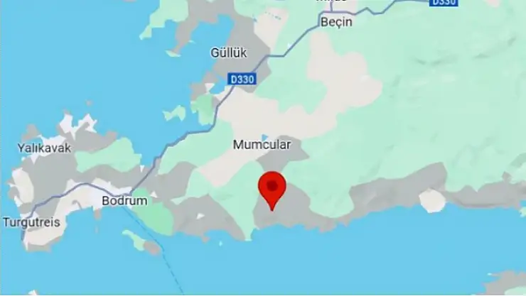 Bodrum'da deprem