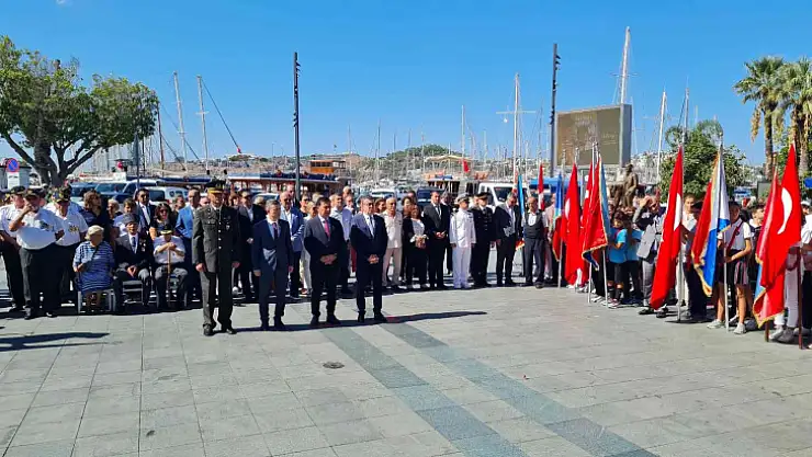Bodrum'da Gaziler Günü törenle kutlandı