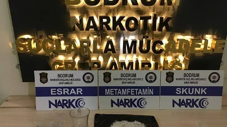 Bodrum'da uyuşturucu operasyonunda 3 gözaltı
