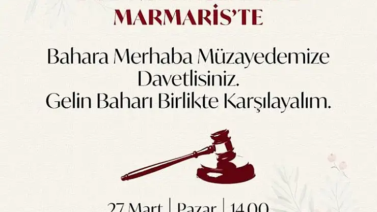 Bodrum Müzayede, 'Bahara Merhaba' demeye hazırlanıyor