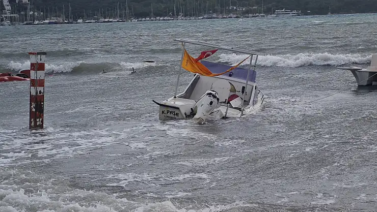 Bodrum'u Fırtına Vurdu