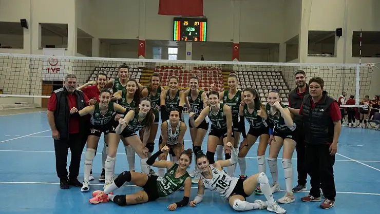 BODRUM'UN İNCİLERİ ÇEYREK FİNAL İLK MAÇINDA GALİP GELDİ