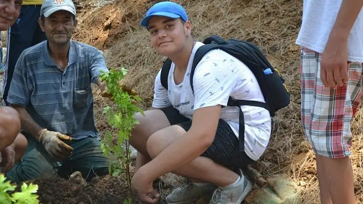 Büyük Samanlık Plajı'nda Ağaç Dikim Etkinliği