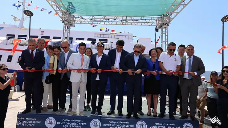 Büyükşehir Marmaris-Fethiye Deniz Otobüsü Seferleri Başladı 