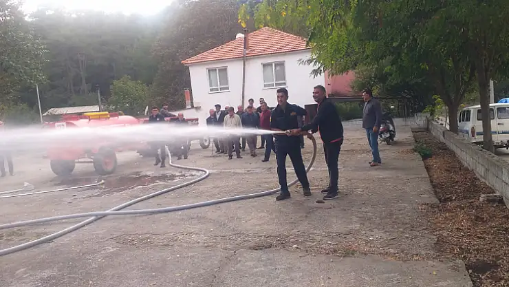 Büyükşehir Milas Korucuk'a Yangın Tankeri Teslim Etti