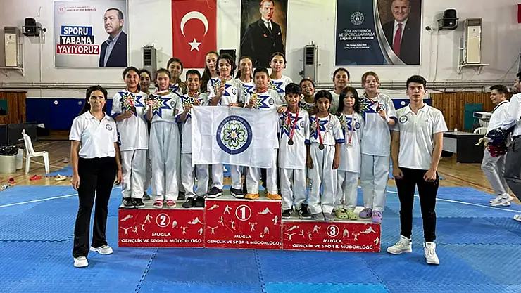 Büyükşehir Tekvandocuları Muğla Şampiyonu Oldu